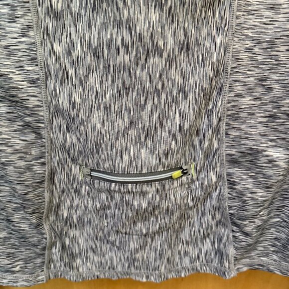 Athleta gray ruched quarter zip pullover women’s M - Picture 5 of 6